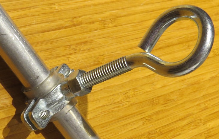 split ring hanger-eye bolt bracket
